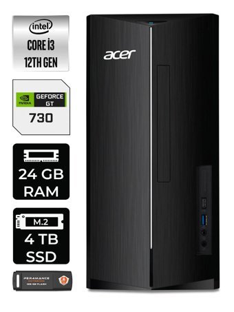 Dell Vostro 3910MT N3563VDT3910EMEA Harici GeForce GT 730 4 GB Intel Core i3 12100 24 GB Ram 4 TB SSD Tower Windows 11 Pro Masaüstü Bilgisayar + PER4 BELLEK