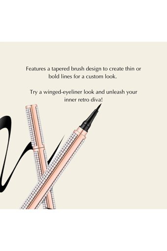 Eda Luxury Beauty No:01 Suya Dayanıklı Mat Pastel Siyah Likit Eyeliner
