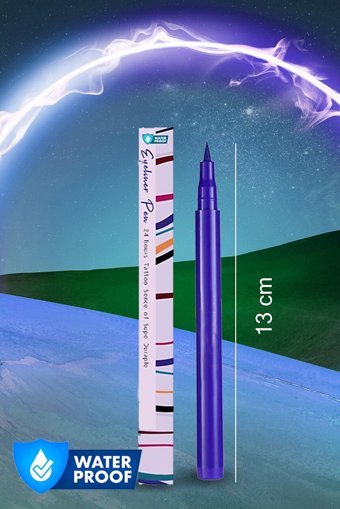 Dahaus Suya Dayanıklı Mat Pastel Mavi Likit Eyeliner