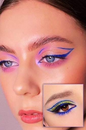 Dahaus Suya Dayanıklı Mat Pastel Mavi Likit Eyeliner
