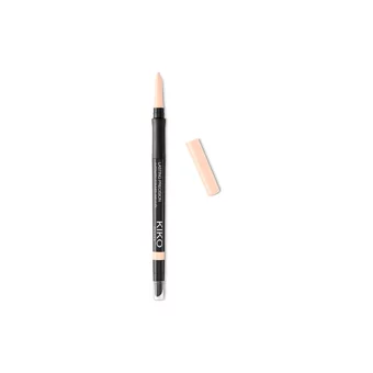 Kiko Milano Lasting Precision Automatıc No:01 Çift Taraflı Suya Dayanıklı Mat Pastel Pembe Kalem Eyeliner