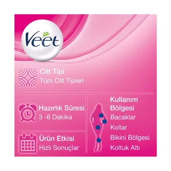 Veet Shea Yağı Tüm Ciltler İçin Tüm Vücut Genital Bölge Kadın Tüy Dökücü Sprey 150 ml