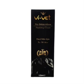 Vi-Vet Tüm Ciltler İçin Koltuk Altı Bacak Genital Bölge Erkek Tüy Dökücü Krem 3x125 ml