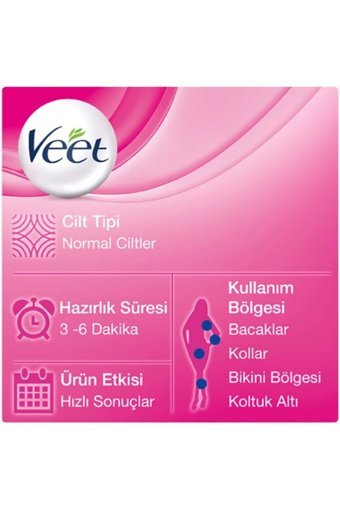 Veet Smooth & Fresh Normal Ciltler İçin Tüm Vücut Genital Bölge Kadın Tüy Dökücü Sprey 4x100 ml