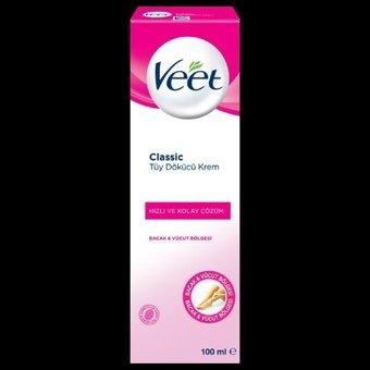 Veet Klasik Tüm Ciltler İçin Tüm Vücut Genital Bölge Kadın Tüy Dökücü Sprey 100 ml