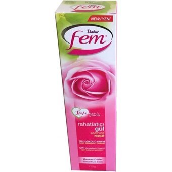 Fem Rahatlatıcı Gül Hassas Ciltler İçin Tüm Vücut Genital Bölge Kadın Tüy Dökücü Sprey 110 ml
