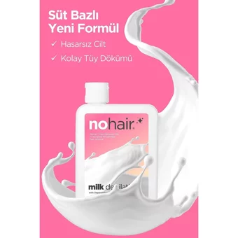 Nohair Milk Depilation Tüm Ciltler İçin Tüm Vücut Genital Bölge Kadın Tüy Dökücü Sprey 100 ml