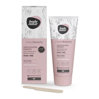 Body Natur Clean Beauty Hassas Ciltler İçin Tüm Vücut Genital Bölge Kadın Tüy Dökücü Sprey 200 ml