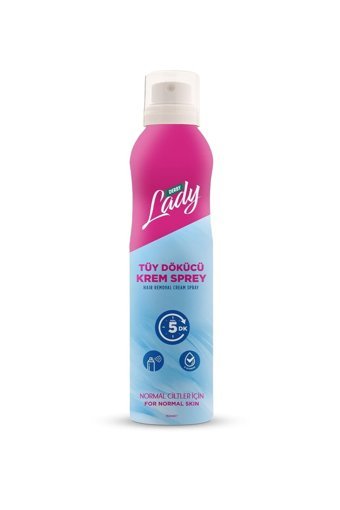 Derby Lady Normal Ciltler İçin Tüm Vücut Genital Bölge Kadın Tüy Dökücü Sprey 12x150 ml