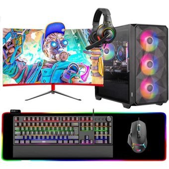 Dragos DRX6844 Harici GeForce RTX 3050 Intel Core i5 12400F 32 GB Ram 1 TB SSD Tower FreeDos 23.6 inç Monitörlü Masaüstü Bilgisayar
