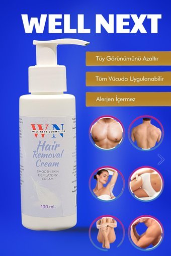 Well Next Lavanta Kokulu Tüm Ciltler İçin Tüm Vücut Genital Bölge Kadın Tüy Dökücü Sprey 100 ml