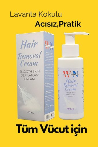 Well Next Lavanta Kokulu Tüm Ciltler İçin Tüm Vücut Genital Bölge Kadın Tüy Dökücü Sprey 100 ml