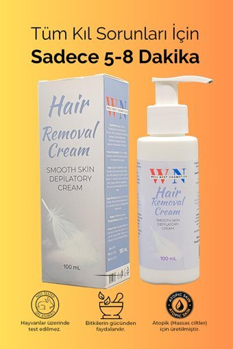 Well Next Lavanta Kokulu Tüm Ciltler İçin Tüm Vücut Genital Bölge Kadın Tüy Dökücü Sprey 100 ml