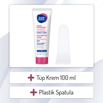 Body Natur Hassas Ciltler İçin Tüm Vücut Genital Bölge Kadın Tüy Dökücü Sprey 100 ml