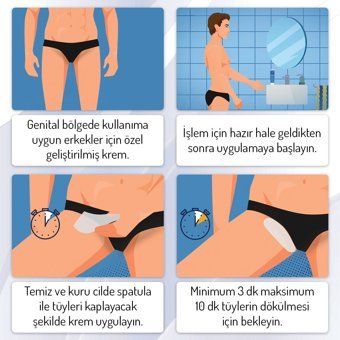Body Natur Depılman Hassas Ciltler İçin Genital Bölge Erkek Tüy Dökücü Krem 50 ml