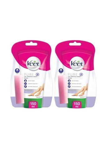 Veet Pure Normal Ciltler İçin Tüm Vücut Genital Bölge Kadın Tüy Dökücü Sprey 2x150 ml