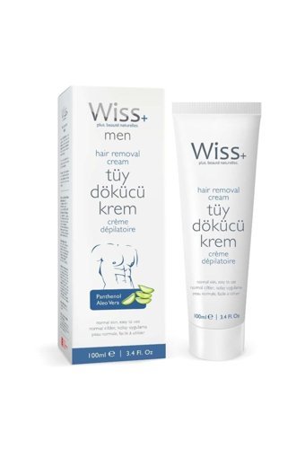 Wiss Men Normal Ciltler İçin Tüm Vücut Genital Bölge Erkek Tüy Dökücü Sprey 100 ml