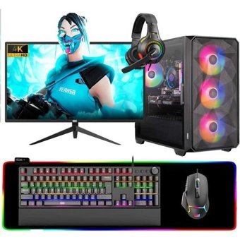 Dragos DRX6846 Harici GeForce RTX 3050 Intel Core i5 12400F 32 GB Ram 1 TB SSD Tower FreeDos 28 inç Monitörlü Masaüstü Bilgisayar