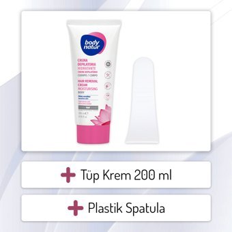 Body Natur Hassas Ciltler İçin Tüm Vücut Genital Bölge Kadın Tüy Dökücü Sprey 200 ml