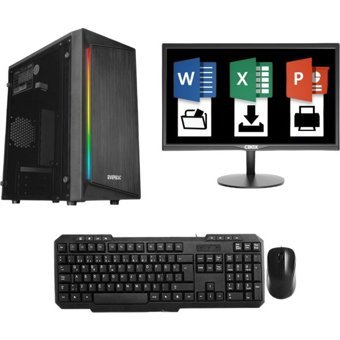 Efs Teknoloji WORLD OFFİCE Dahili Intel HD Graphics 2500 Intel Core i5 3470S 8 GB Ram 256 GB SSD Tower FreeDos 21.5 inç Monitörlü Masaüstü Bilgisayar