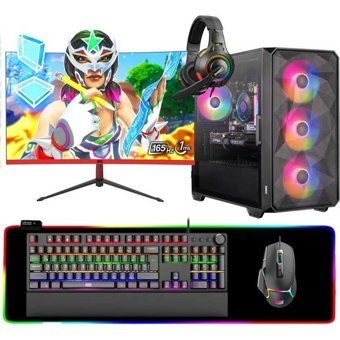 Dragos DRX6821 Harici GeForce RTX 3050 Intel Core i5 9400F 32 GB Ram 1 TB SSD Tower FreeDos 27 inç Monitörlü Masaüstü Bilgisayar