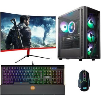 Dragos DRX4268 Harici GeForce GTX 1660 AMD Ryzen 7 5700X 16 GB Ram 512 GB SSD Tower FreeDos 23.6 inç Monitörlü Masaüstü Bilgisayar