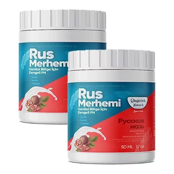 Olegovich Medicine Rus Merhemi Hassas Ciltler İçin Tüm Vücut Genital Bölge Kadın Tüy Dökücü Sprey 2x50 ml