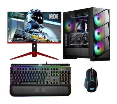 Dragos DRX5404 Harici GeForce RTX 4090 AMD Ryzen 5 7600 16 GB Ram 1 TB SSD Tower FreeDos 27 inç Monitörlü Masaüstü Bilgisayar