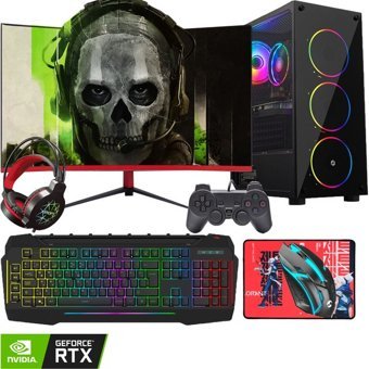 Gameline TX30 Harici GeForce RTX 3060 Intel Core i5 10400F 32 GB Ram DDR4 500 GB SSD Tower FreeDos 23.6 inç Monitörlü Masaüstü Bilgisayar