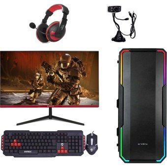 Escapelock Dahili Intel HD Graphics 2000 Intel Core i5 2400 8 GB Ram 240 GB SSD Tower FreeDos 23.8 inç Monitörlü Masaüstü Bilgisayar