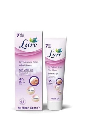 Lure Tüm Ciltler İçin Tüm Vücut Genital Bölge Kadın Tüy Dökücü Sprey 100 ml