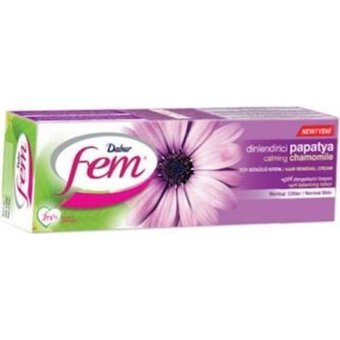 Fem Dinlendirici Papatya Normal Ciltler İçin Tüm Vücut Genital Bölge Kadın Tüy Dökücü Sprey 110 ml