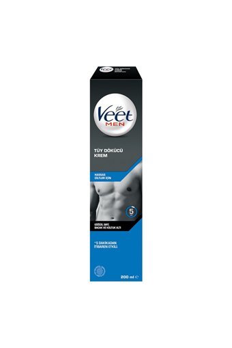 Veet Men Hassas Ciltler İçin Tüm Vücut Genital Bölge Erkek Tüy Dökücü Sprey 4x200 ml