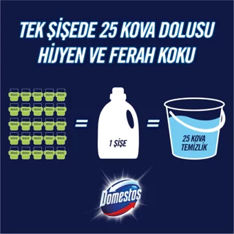 Domestos Çam Okyanus ve Limon Çiçeği Kokulu Yüzey Temizleyici 3x1.5 lt