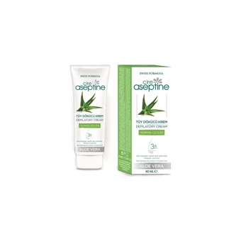 Cire Aseptine Aloe Vera Normal Ciltler İçin Tüm Vücut Genital Bölge Unisex Tüy Dökücü Sprey 40 ml