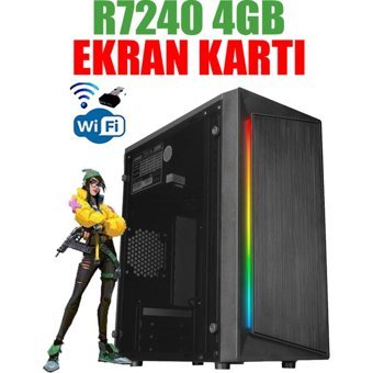 Dmc N15X Harici Radeon R7 240 Intel Core i5 650 8 GB Ram 128 GB SSD Tower FreeDos Masaüstü Bilgisayar