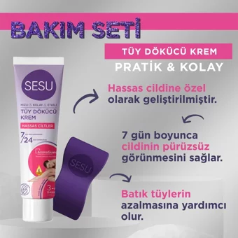 Sesu Kuru Ciltler İçin Tüm Vücut Genital Bölge Kadın Tüy Dökücü Sprey