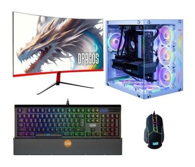 Dragos DRX6139 Harici GeForce RTX 4060 AMD Ryzen 7 5700X 16 GB Ram 1 TB SSD Tower FreeDos 27 inç Monitörlü Masaüstü Bilgisayar