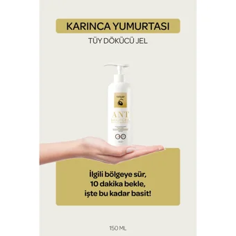 Ornate Karınca Yumurtası Yağlı Tüm Ciltler İçin Tüm Vücut Genital Bölge Unisex Tüy Dökücü Sprey 155 ml