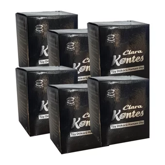 Clara Kontes Hamam Otu Tüm Ciltler İçin Tüm Vücut Genital Bölge Kadın Tüy Dökücü Sprey 6x200 gr