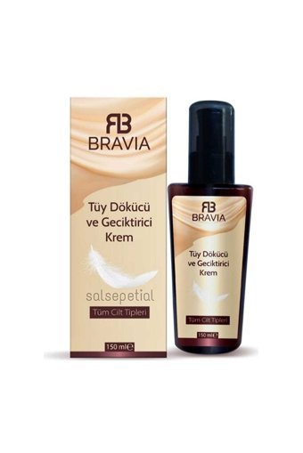 Bravia Tüm Ciltler İçin Tüm Vücut Genital Bölge Unisex Tüy Dökücü Sprey 155 ml