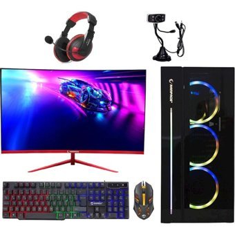 Escapelock Dahili Intel HD Graphics 2000 Intel Core i7 2600 8 GB Ram 240 GB SSD Tower FreeDos 27 inç Monitörlü Masaüstü Bilgisayar