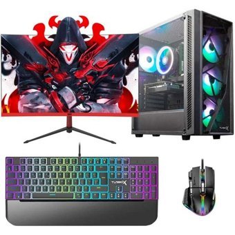 Dragos DRX6796 Harici GeForce RTX 3060 Intel Core i5 11400F 32 GB Ram 512 GB SSD Tower FreeDos 23.6 inç Monitörlü Masaüstü Bilgisayar