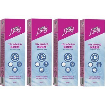 Derby Lady Hassas Ciltler İçin Tüm Vücut Genital Bölge Kadın Tüy Dökücü Sprey 4x100 ml