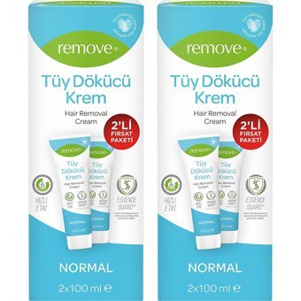 Remove Normal Ciltler İçin Tüm Vücut Genital Bölge Kadın Tüy Dökücü Sprey 2x100 ml