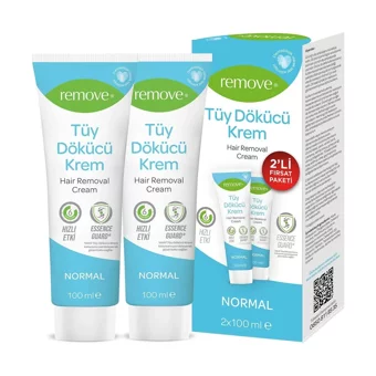 Remove Normal Ciltler İçin Tüm Vücut Genital Bölge Kadın Tüy Dökücü Sprey 2x100 ml