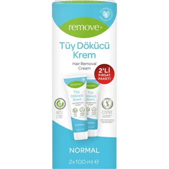 Remove Normal Ciltler İçin Tüm Vücut Genital Bölge Kadın Tüy Dökücü Sprey 2x100 ml