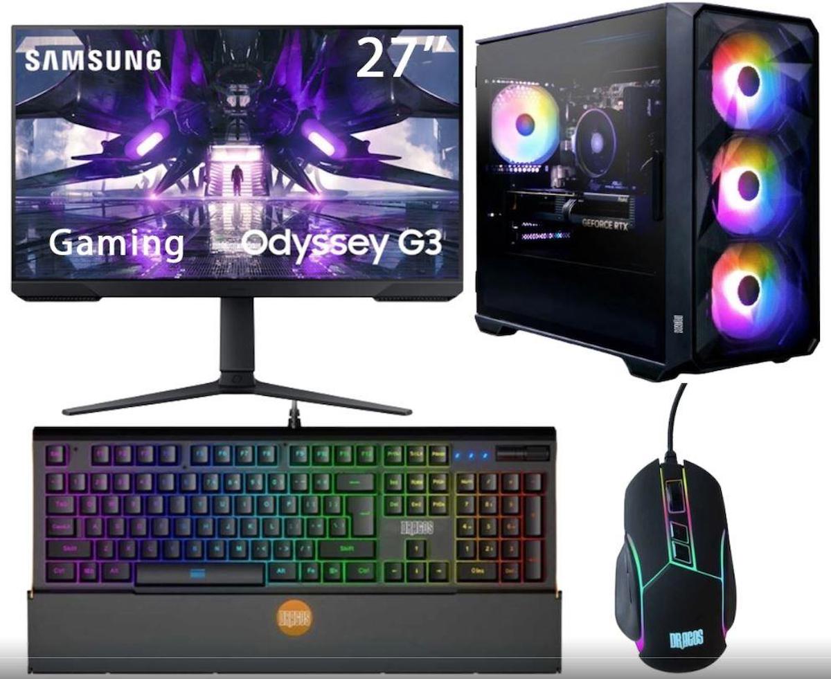 Gaming Plus AGSX67 Harici GeForce RTX 4060 Intel Core i5 11400F 16 GB Ram DDR4 512 GB SSD Tower FreeDos Masaüstü Bilgisayar