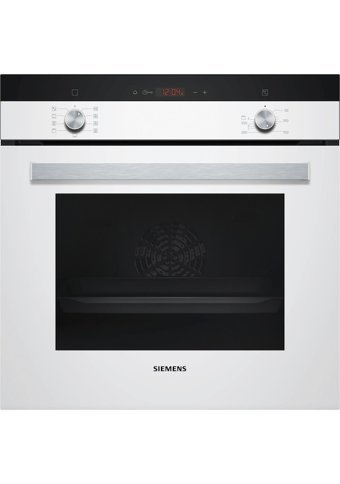 Siemens İQ300 HB114FBW0T 66 Lt A Enerji Sınıfı Analog Retro Tam Boy Ankastre Fırın Beyaz