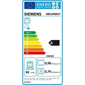 Siemens HB514FBR1T 66 Lt A Enerji Sınıfı Dijital Retro Tam Boy Ankastre Fırın Inox